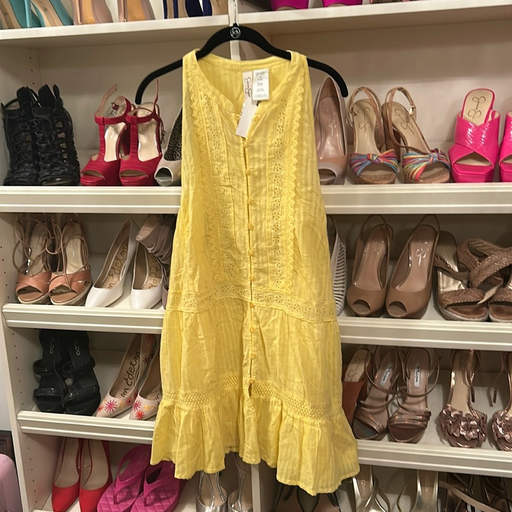 Jessica Simpson Boho Swim Cover-Up Dress